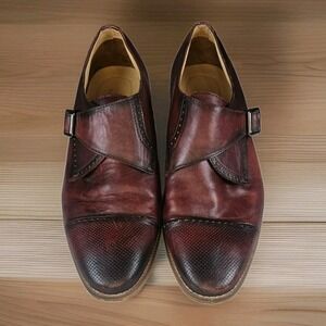 J75 By Jump Pascal Dress Shoes Men's Size 9 Burgundy